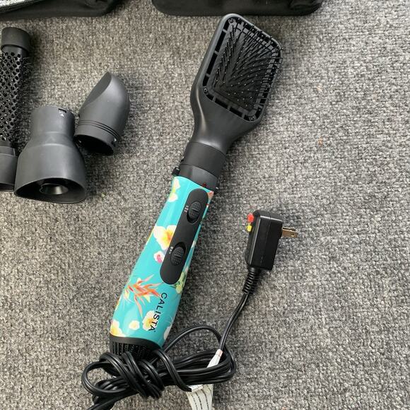 Calista Tools Style Brush Hair Dryer SDRY1 Floral 2 in 1 (Complete Set) - Tested - Picture 7 of 15